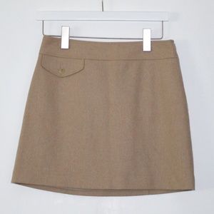 Banana Republic Wool Blend Mini Skirt 2 petite
